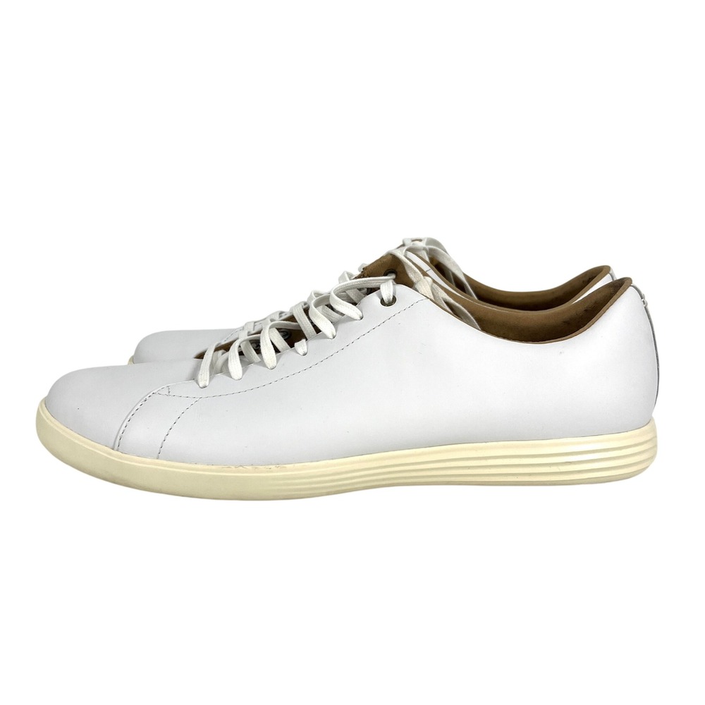 Cole Haan Grand Crosscourt White Leather Sneakers Mens 13 M C26515 Low Top